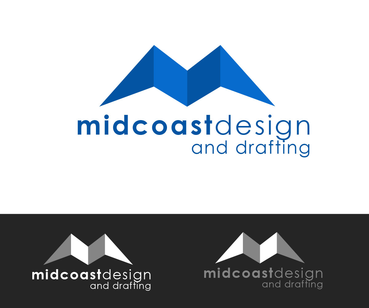 Logo Design by autumnstears for Midcoast Design & Drafting | Design #13751241