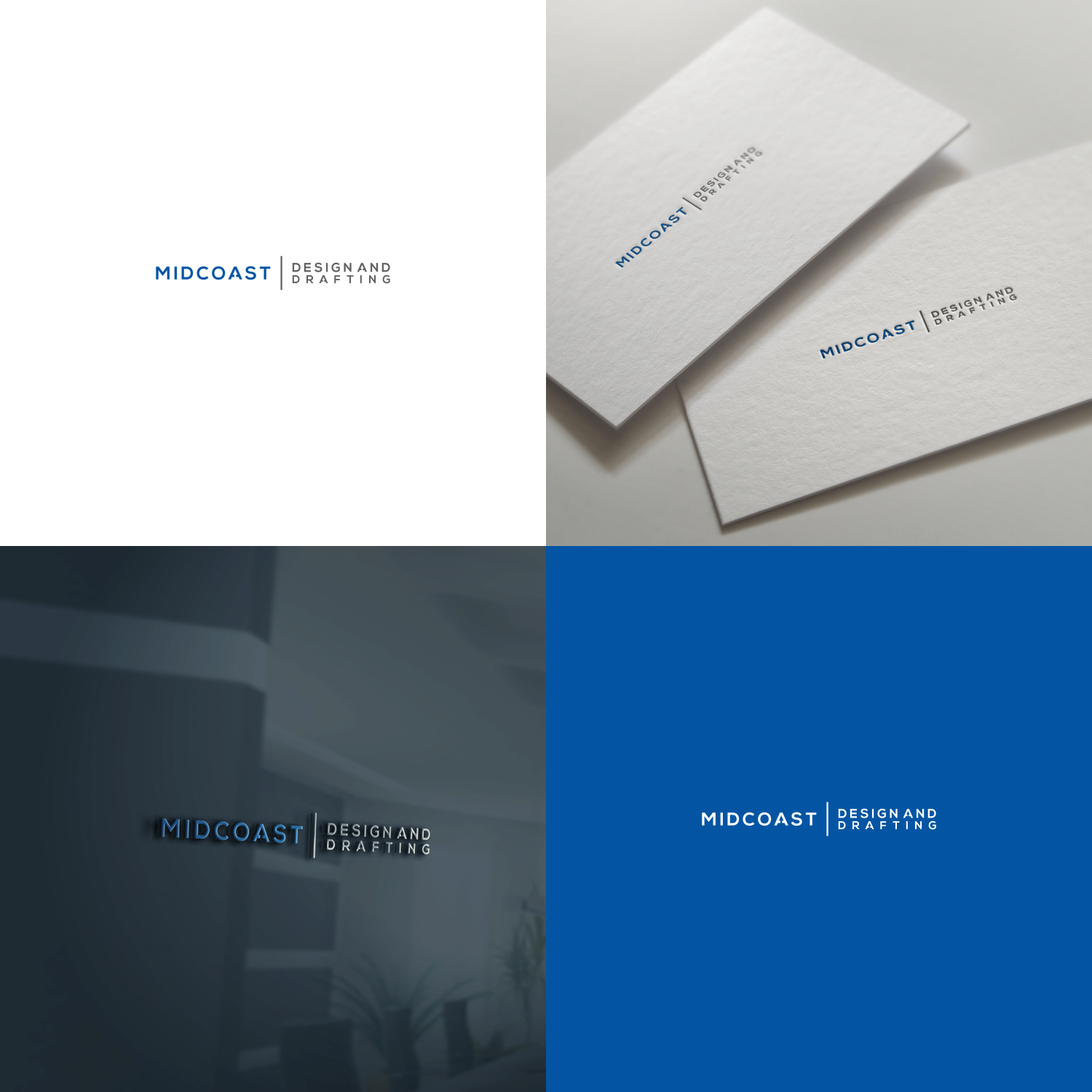 Logo Design by jenggot_merah_ for Midcoast Design & Drafting | Design #13755540