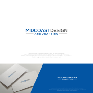 Logo Design by jenggot_merah_ for Midcoast Design & Drafting | Design: #13789426