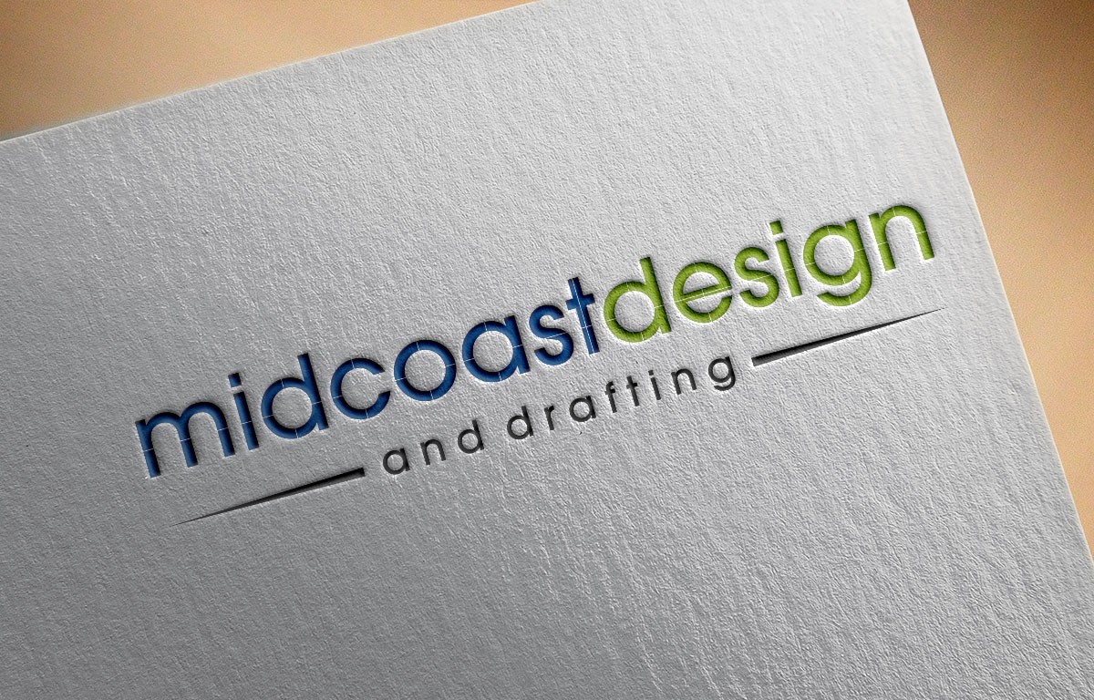 Logo Design by Atec for Midcoast Design & Drafting | Design #13636963