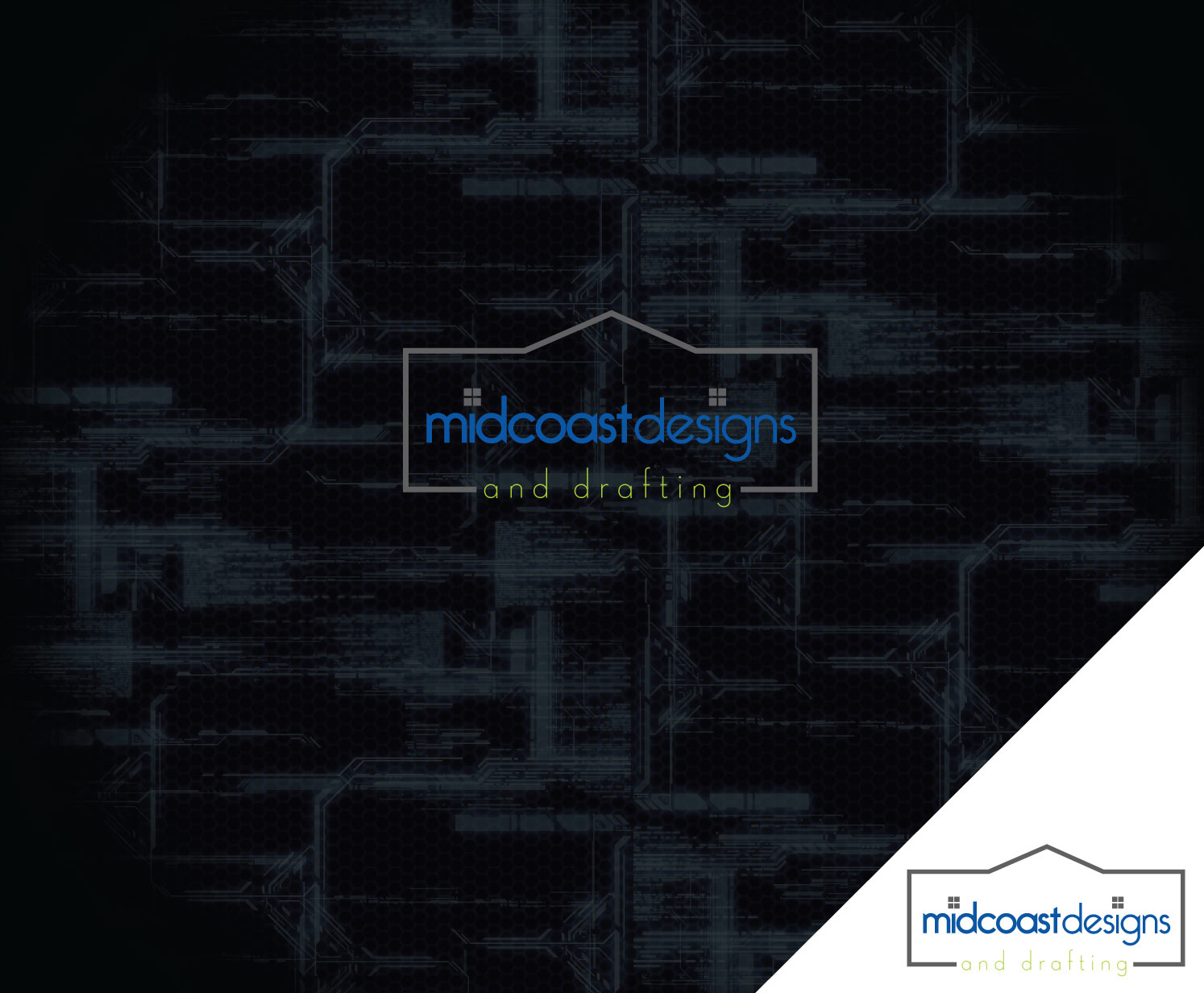 Logo Design by MAK45 for Midcoast Design & Drafting | Design #13683868