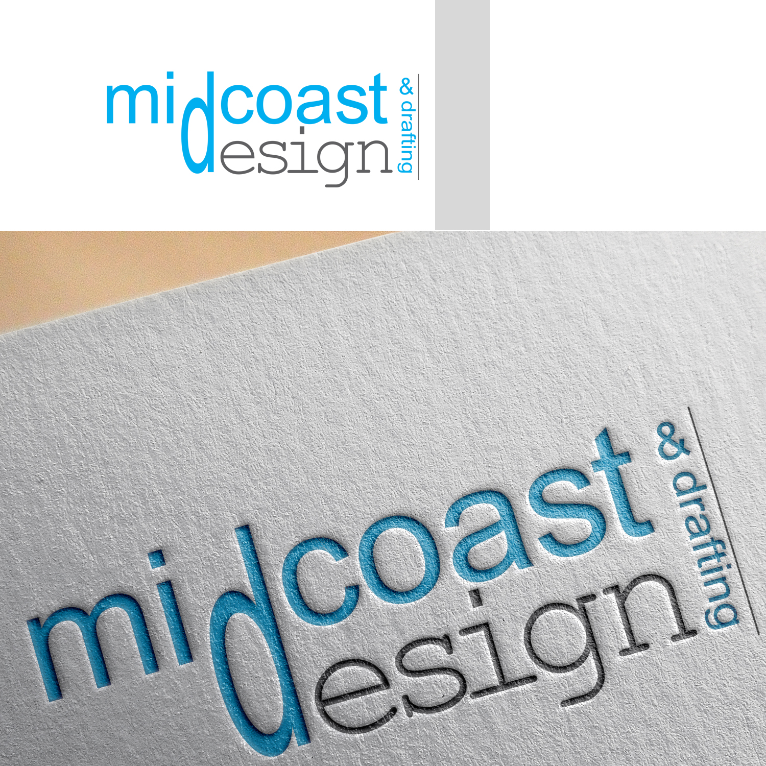 Logo Design by potonk for Midcoast Design & Drafting | Design #13752978