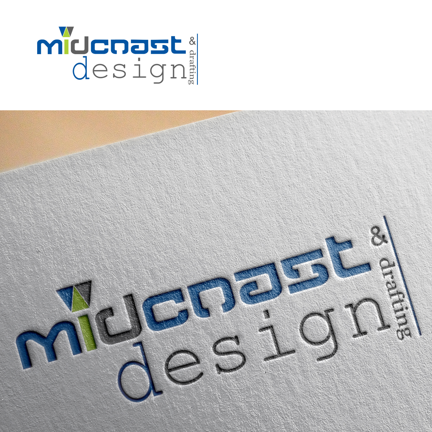Logo Design by potonk for Midcoast Design & Drafting | Design #13761204