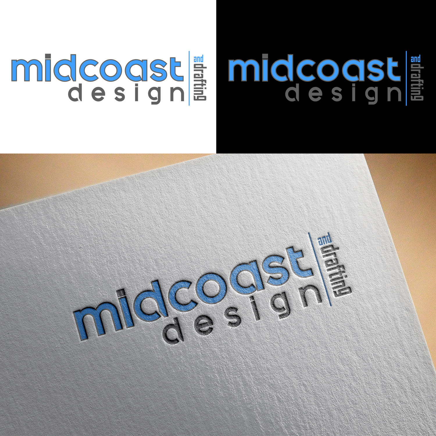 Logo Design by potonk for Midcoast Design & Drafting | Design #13833178
