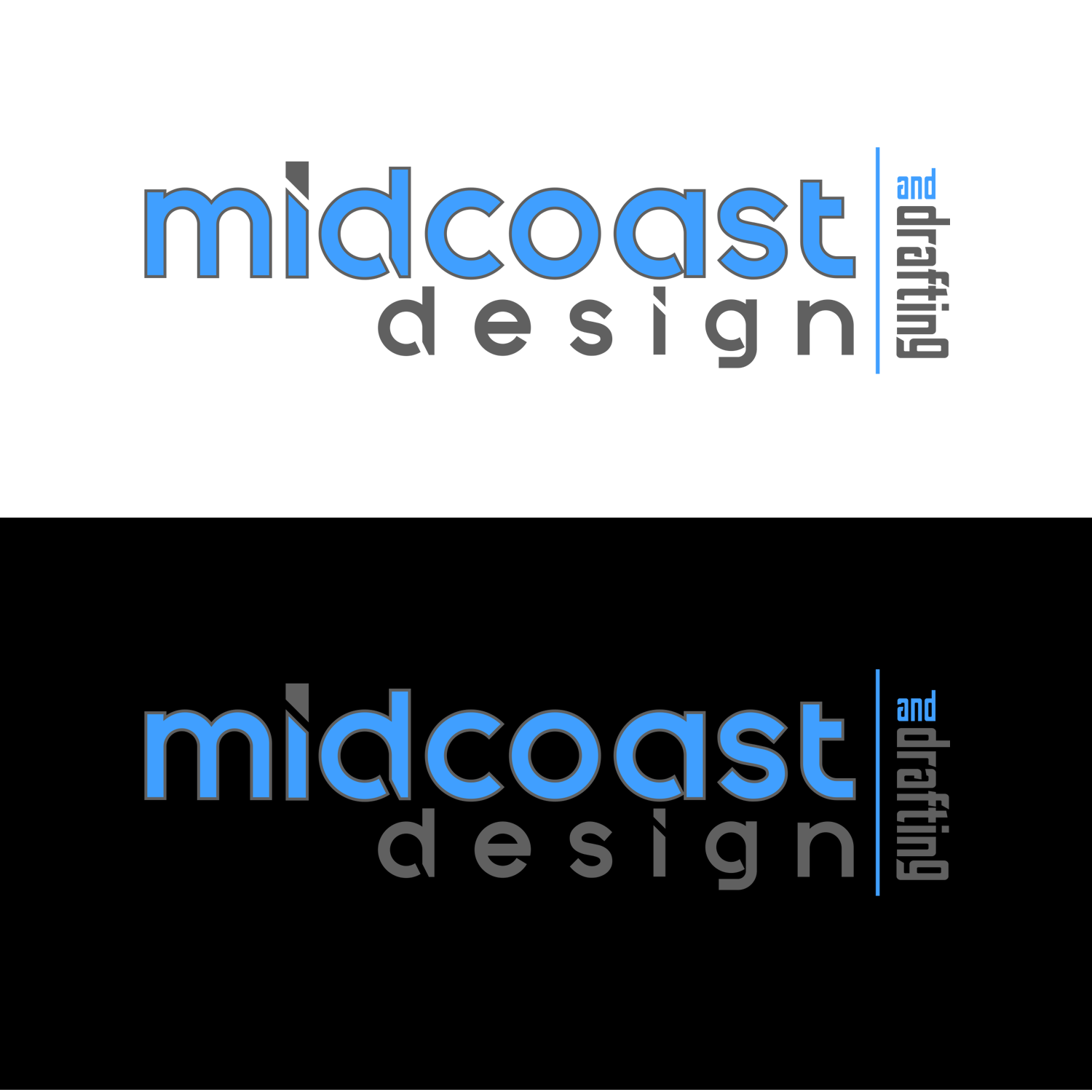 Logo Design by potonk for Midcoast Design & Drafting | Design #13841622