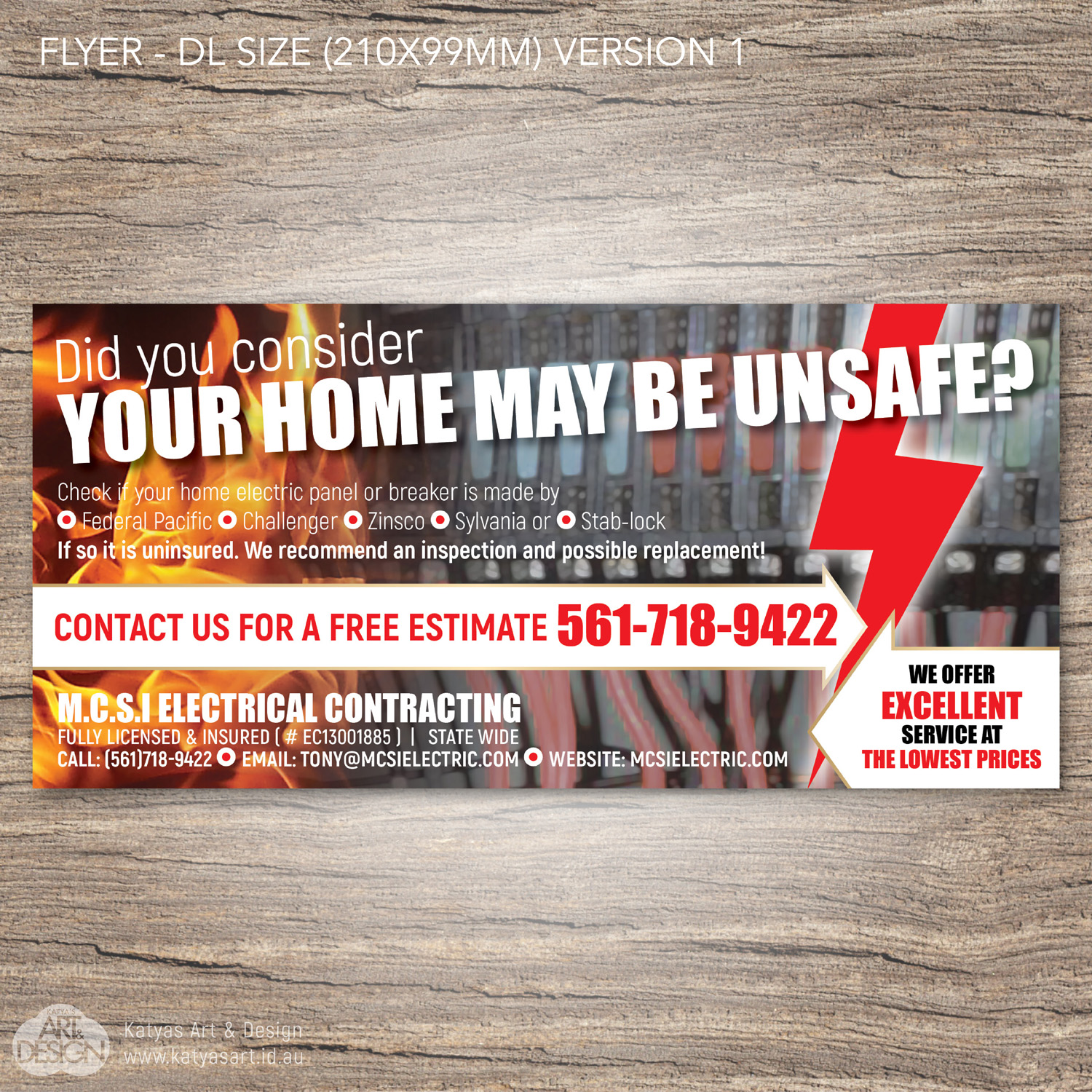 Flyer Design by Katyas Art and Design for Millennium Contracting Services, Inc | Design #13644251