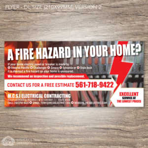 Design de Flyer par Katyas Art and Design pour Millennium Contracting Services, Inc | Design #13644252