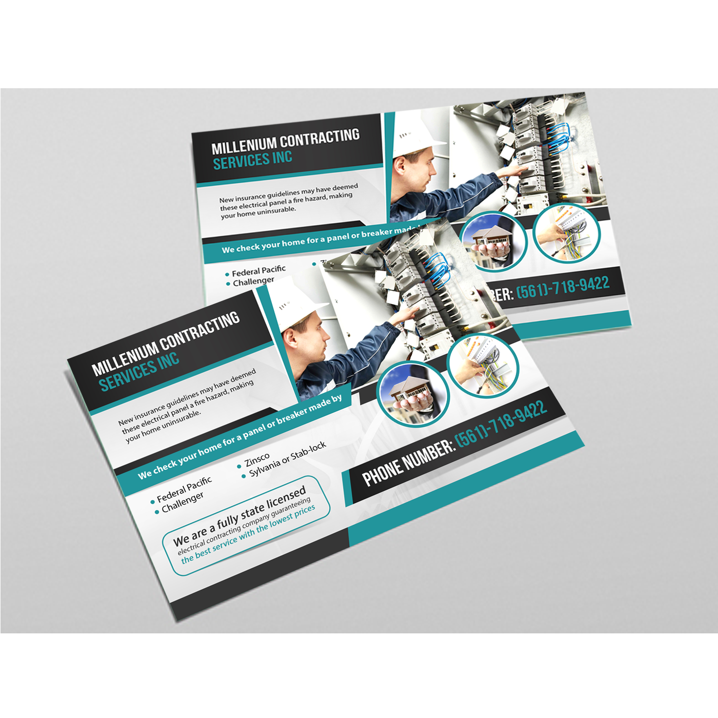 Flyer Design by debdesign for Millennium Contracting Services, Inc | Design #13640639