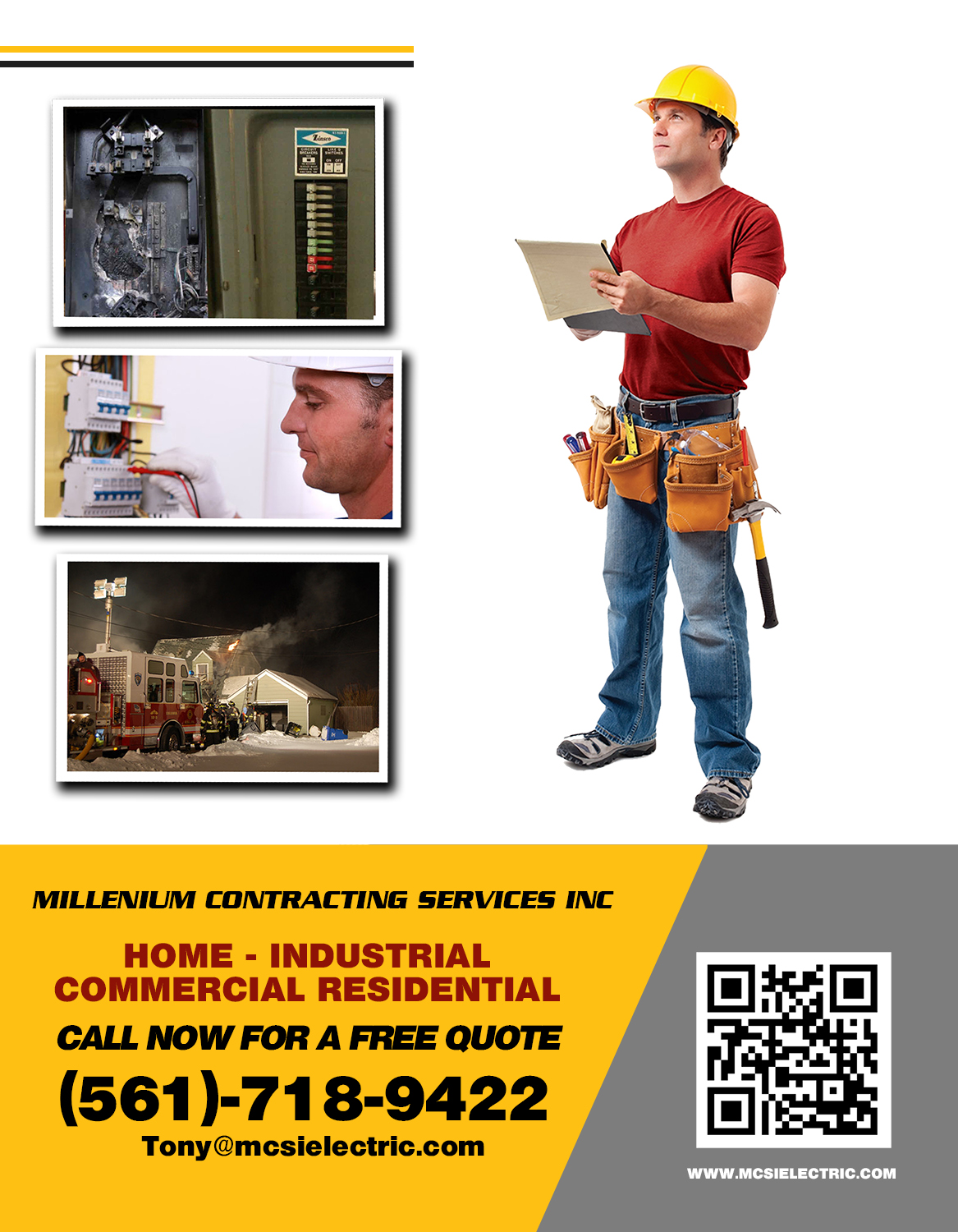 Flyer Design by bvgraphic1 for Millennium Contracting Services, Inc | Design #13741671