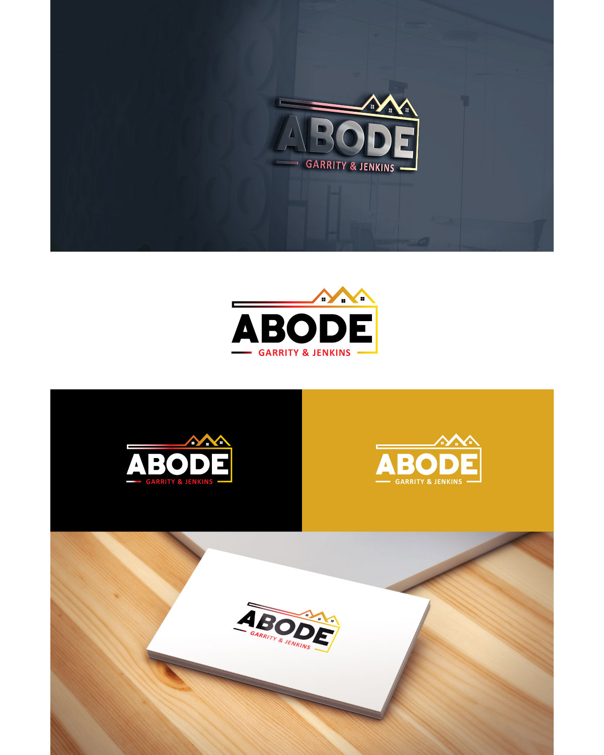 Logo Design by Anekaa for Garrity & Jenkins, ABODE Team | Design #13644145