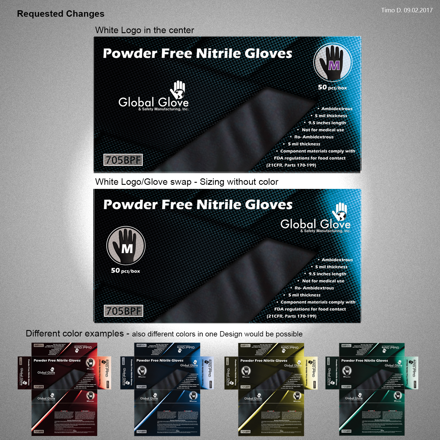 Packaging Design by T.mode for Global Glove & Safety | Design #13661375