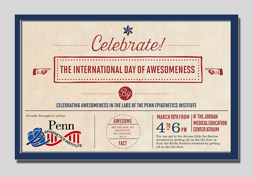 Design de Flyer par Image Solutions pour University of Pennsylvania | Design #13726867