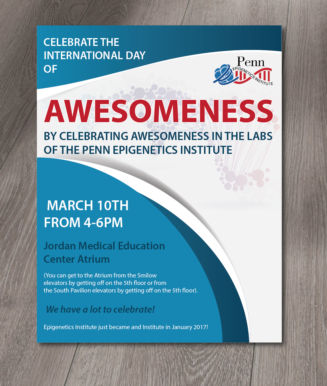 Flyer Design by alex989 for University of Pennsylvania | Design #13731860