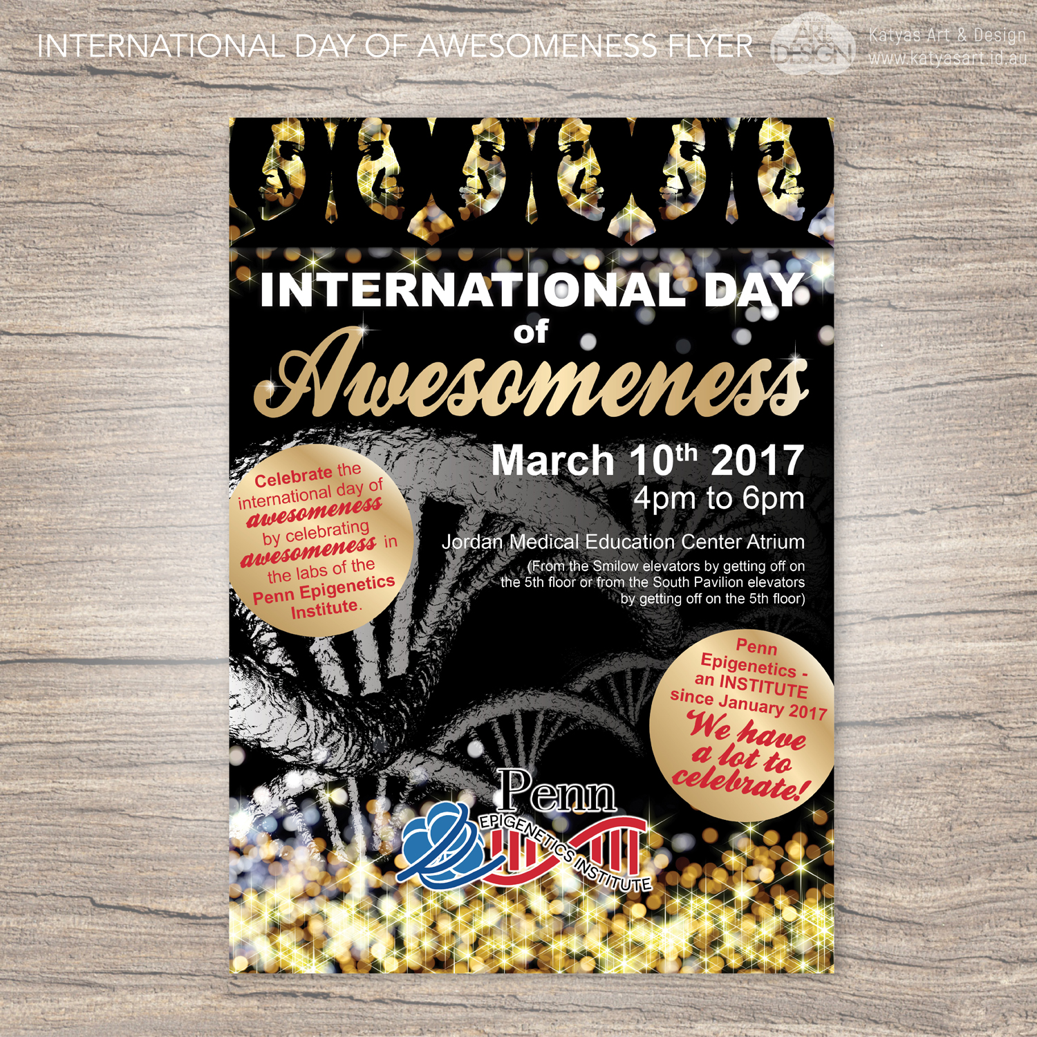 Design de Flyer par Katyas Art and Design pour University of Pennsylvania | Design #13729241
