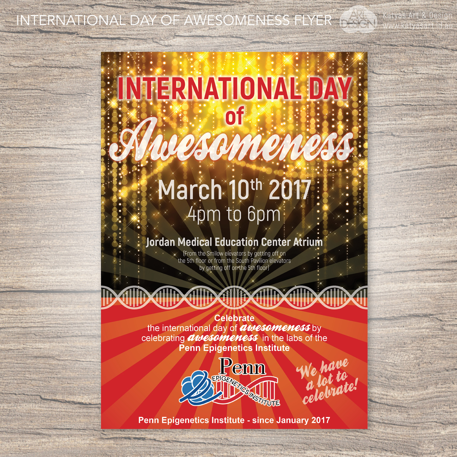 Flyer Design by Katyas Art and Design for University of Pennsylvania | Design #13734273