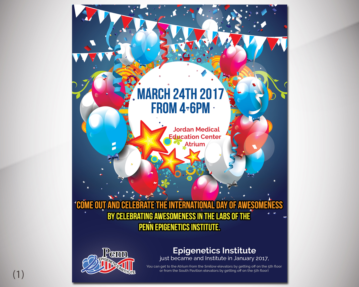 Flyer Design by Designanddevelopment for University of Pennsylvania | Design: #13756889