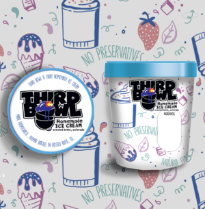 Gourmet, made from scratch, ice cream company needs pint container design.  | Design Emballage par PONIES AND ALIENS