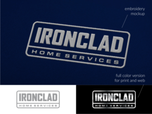 Ironclad Home Services   is the text for logo | Diseño de Logo por Atvento Graphics