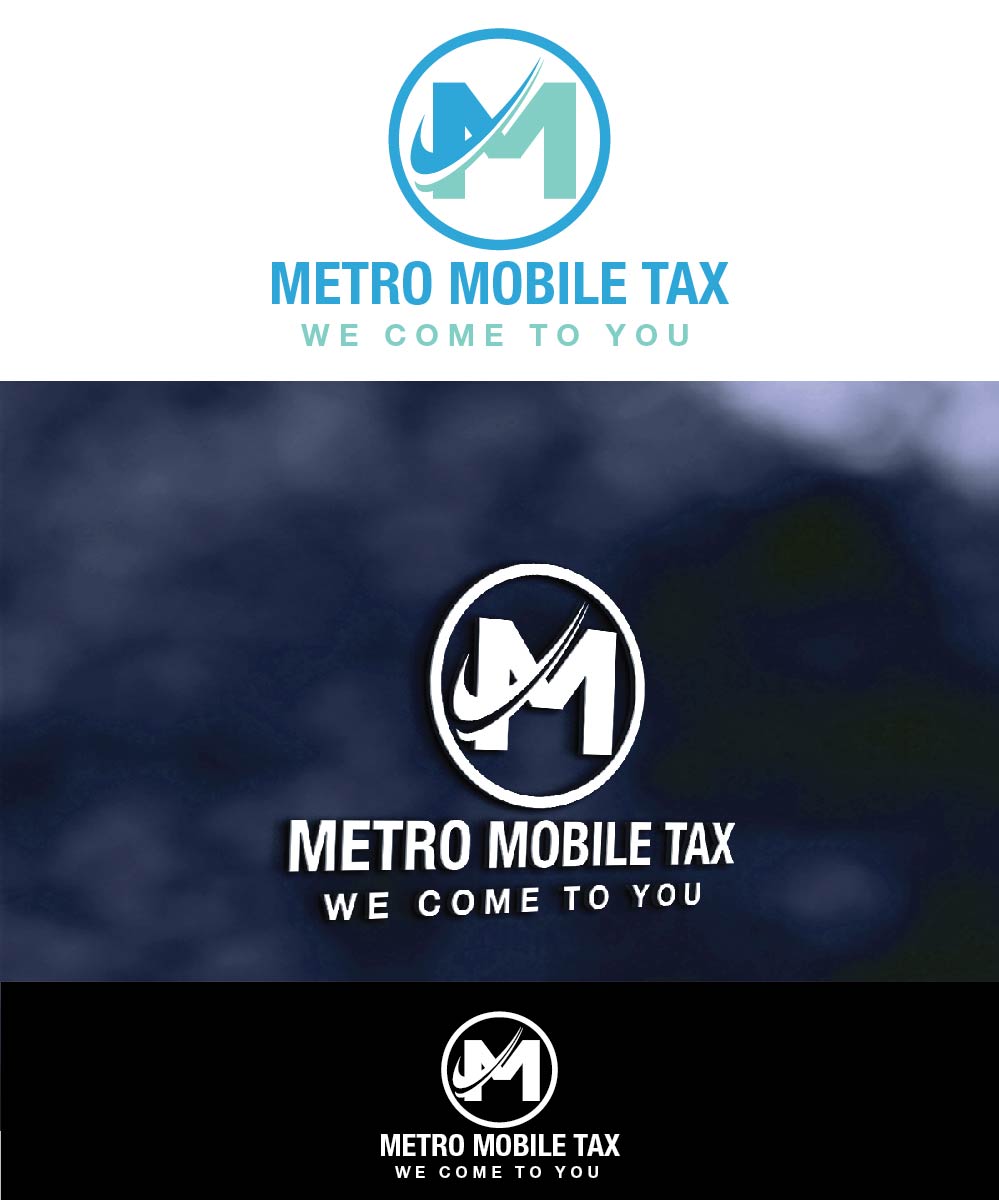 Logo Design by joliau for Metro Mobile Tax | Design #13760727