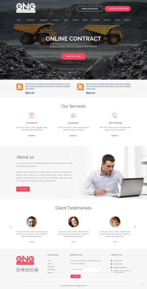 Web Design par pb pour ce projet | Design : #13665675