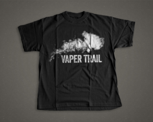 VAPE (E-Cigarette) T-Shirt Design Let Your Creativity Shine | Diseño de Camiseta por selador.si