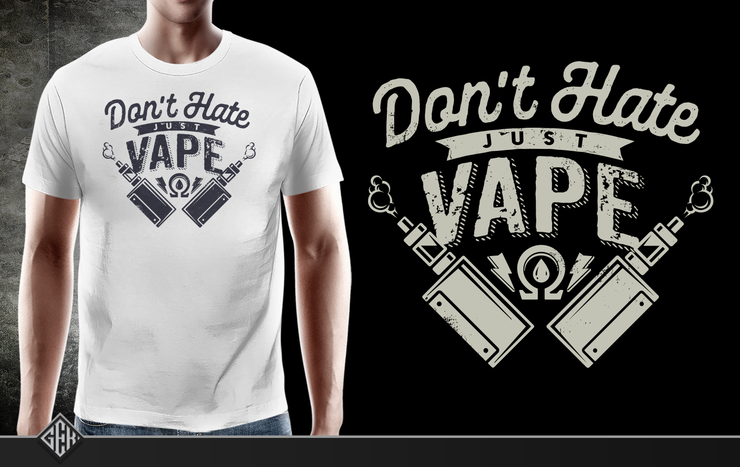 Design de T-shirt par gekgrfx pour Steamium Vape Supply Store | Design #13667412