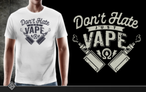 VAPE (E-Cigarette) T-Shirt Design Let Your Creativity Shine | T-Shirt-Design von gekgrfx