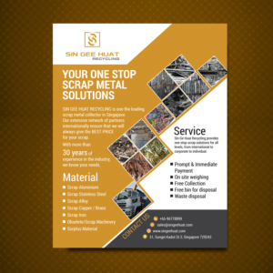 Brochure Design by uk for Sin Gee Huat Recycling | Design: #14001029