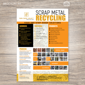 One Page Brochure for Metal Recycling Company | Broschüren-Design von Katyas Art and Design