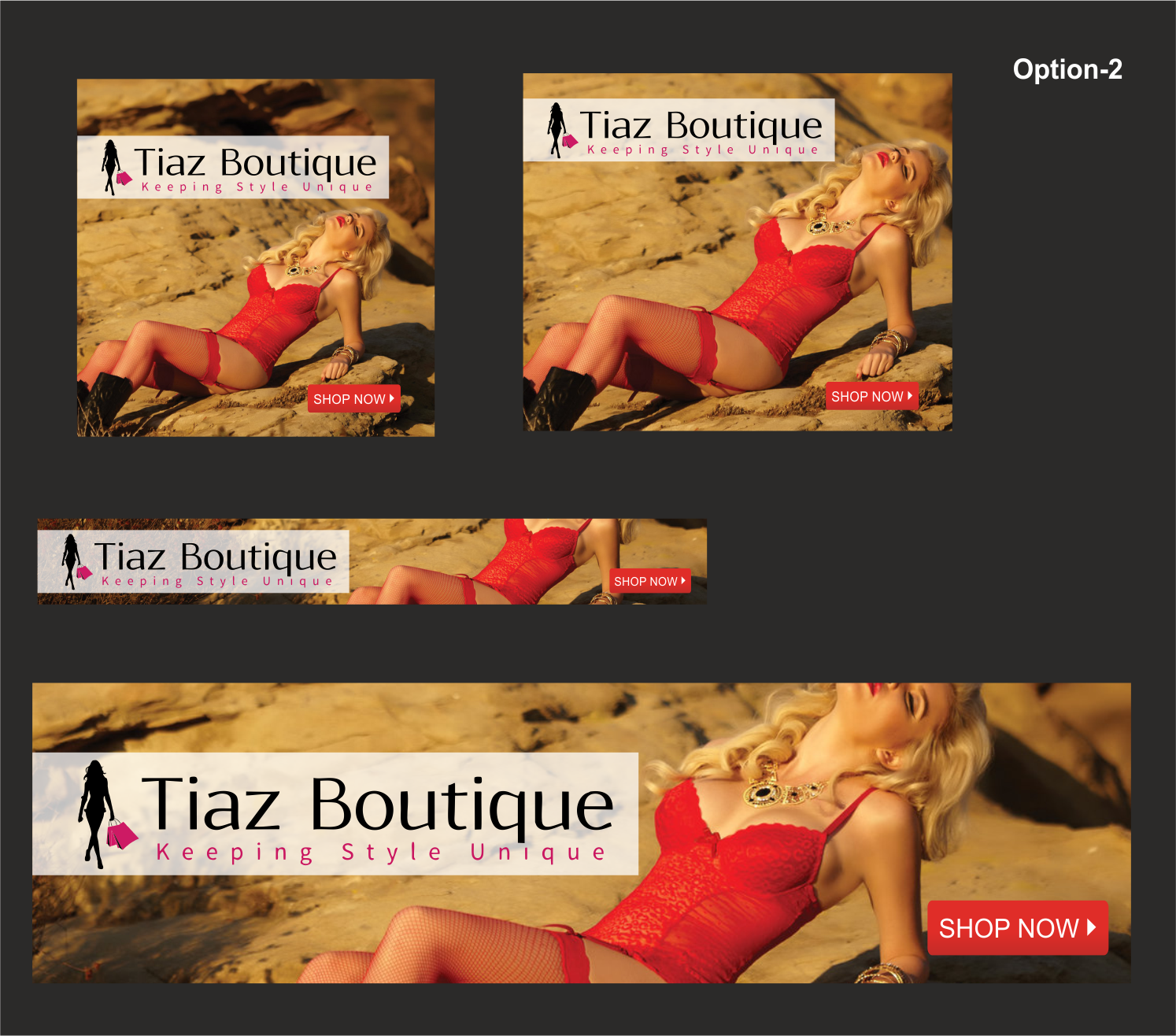 Design de Bannière  par Pint & Promotional Projects pour Tiaz Boutique  | Design #13648501