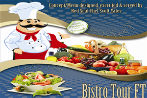 Graphic Design by  Andy Dollinger for chefscottycooks | Design: #2606244
