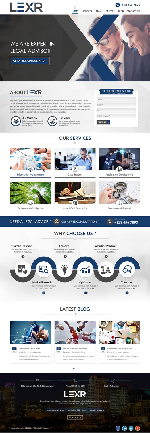 Web Design by HarmiDesigning for LEXR AG | Design #13690842