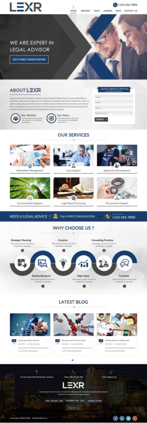 Web Design par harmi_199 pour LEXR AG | Design : #13690842