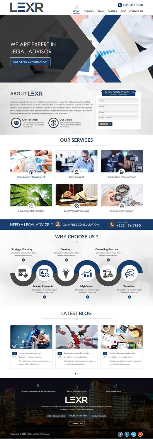 Web Design by HarmiDesigning for LEXR AG | Design #13690843