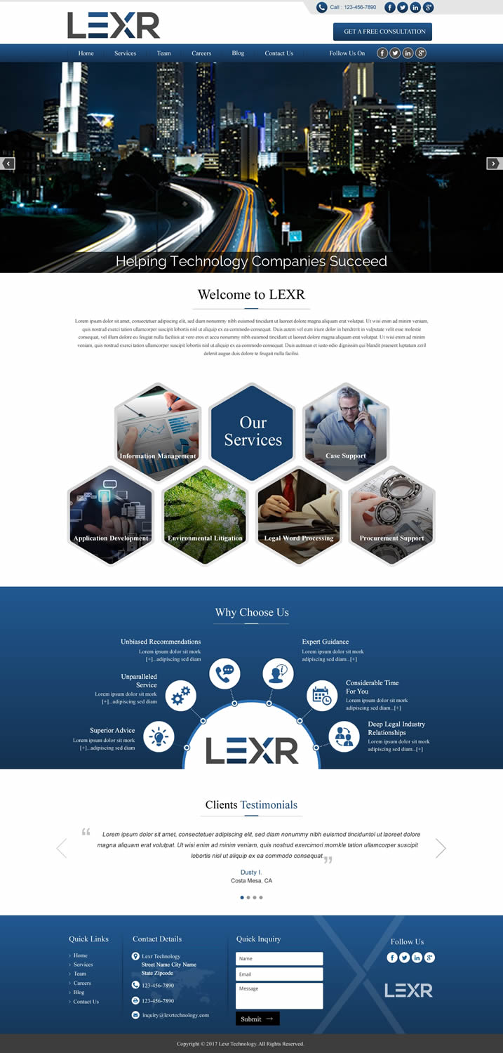 Web Design by HarmiDesigning for LEXR AG | Design #13691318