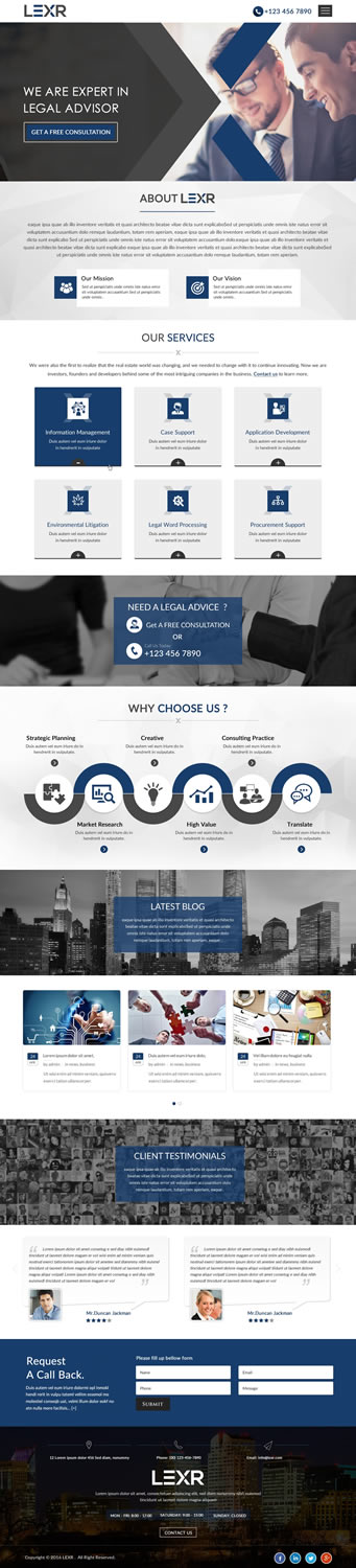 Web Design by HarmiDesigning for LEXR AG | Design #13846564