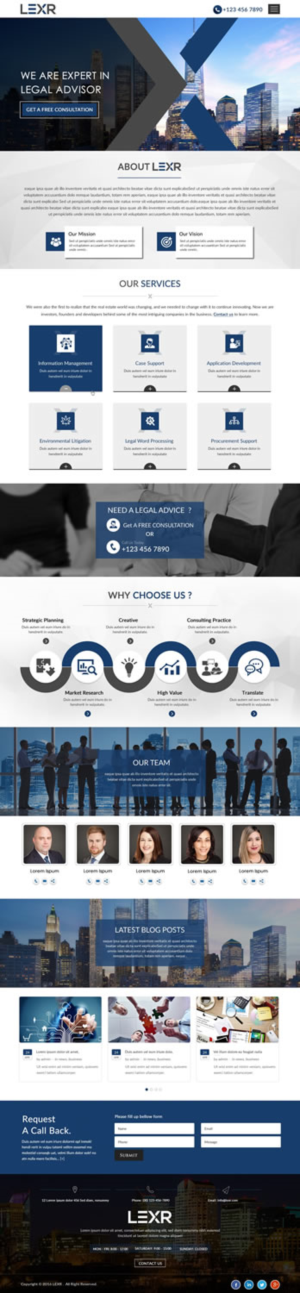 Web Design by HarmiDesigning for LEXR AG | Design: #13849303