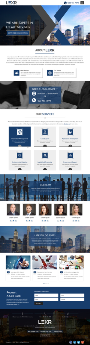 Web Design by HarmiDesigning for LEXR AG | Design: #13849366