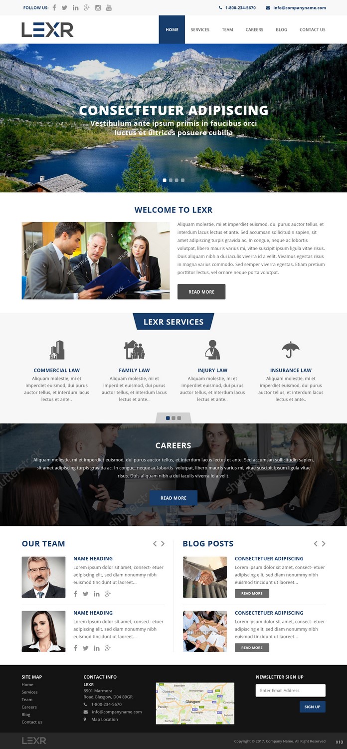Web Design by pb for LEXR AG | Design #13653504