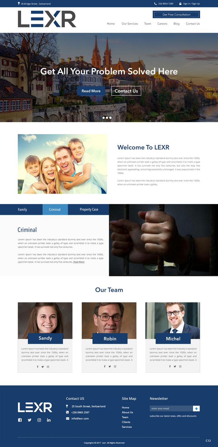 Web Design by pb for LEXR AG | Design #13653516