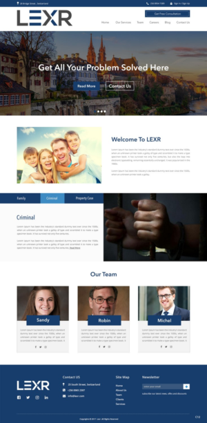 Web Design by pb for LEXR AG | Design: #13653516