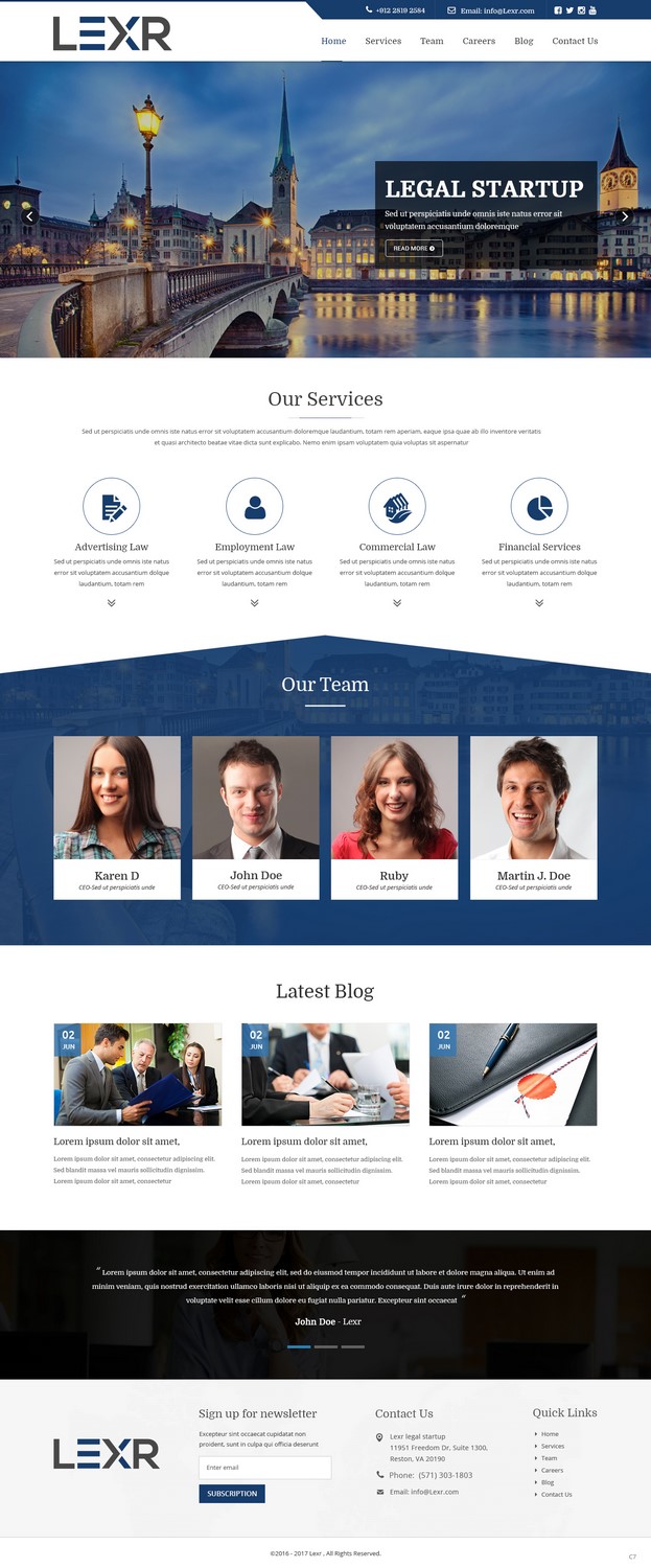 Web Design by pb for LEXR AG | Design #13653519