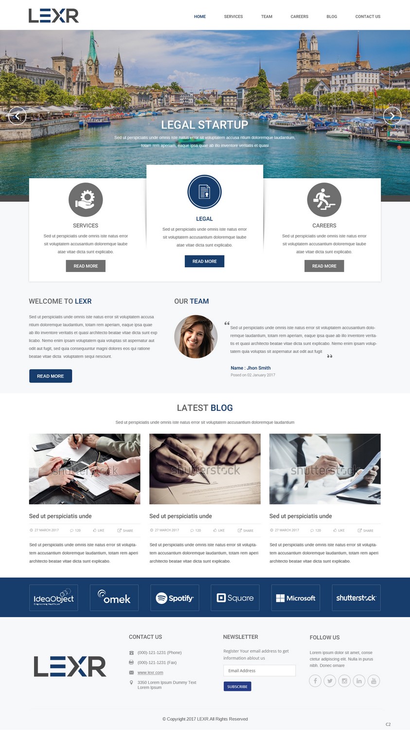 Web Design by pb for LEXR AG | Design #13653520