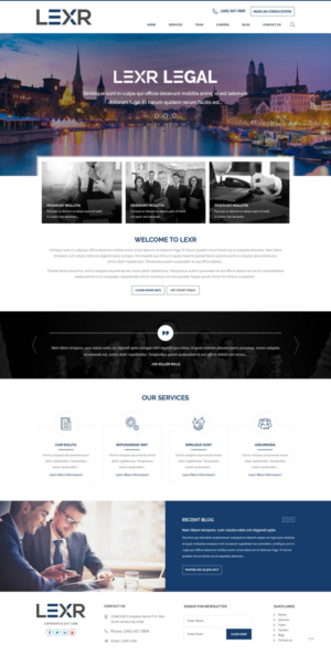 Web Design by pb for LEXR AG | Design: #13653526