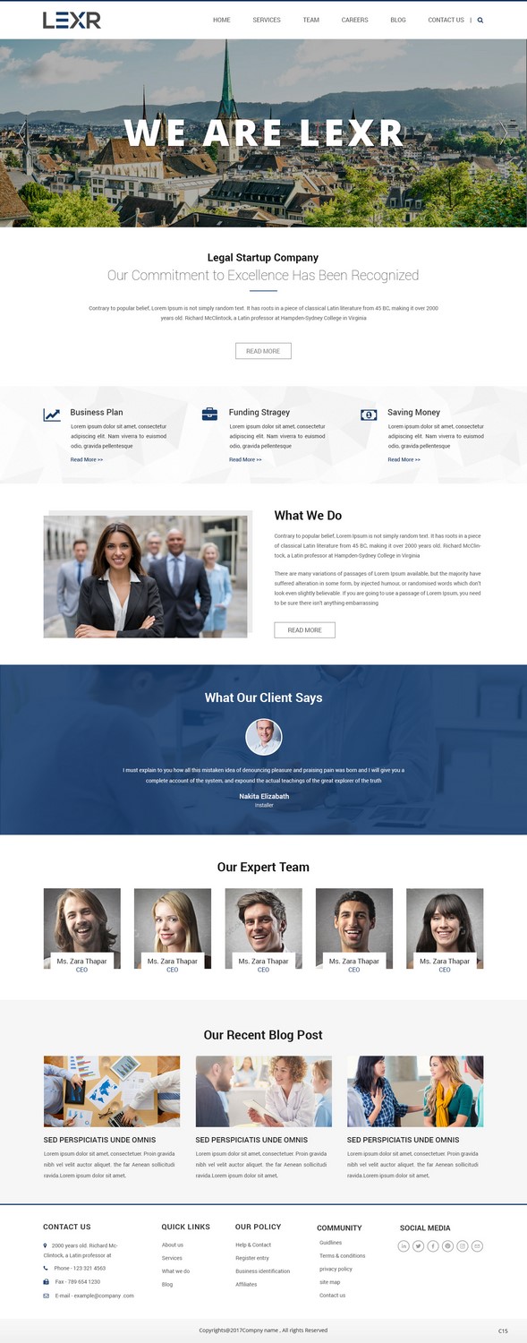 Web Design by pb for LEXR AG | Design #13653527