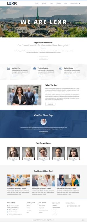 Web Design by pb for LEXR AG | Design: #13653527