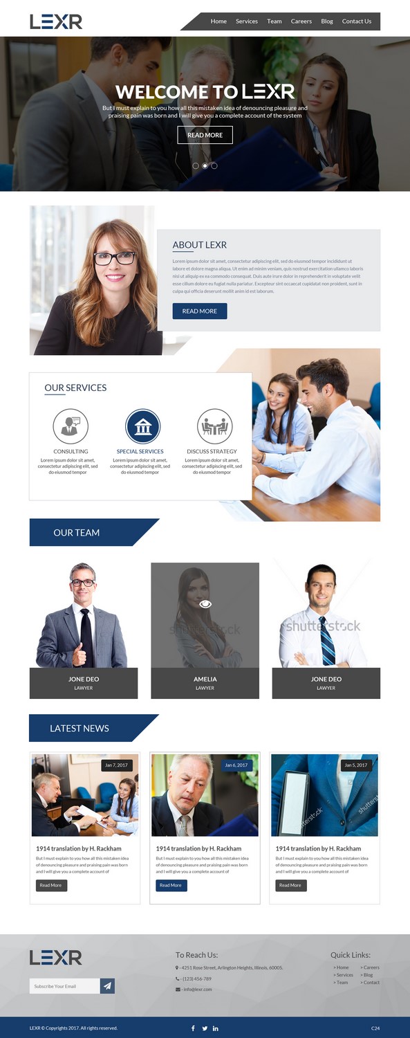 Web Design by pb for LEXR AG | Design #13653528