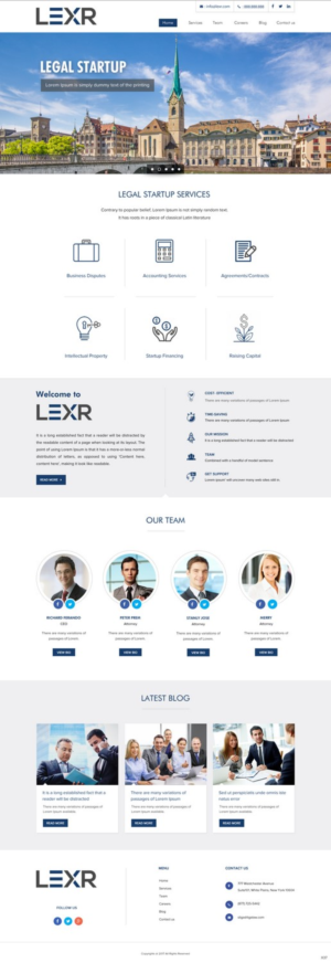 Web Design par pb pour LEXR AG | Design : #13653529