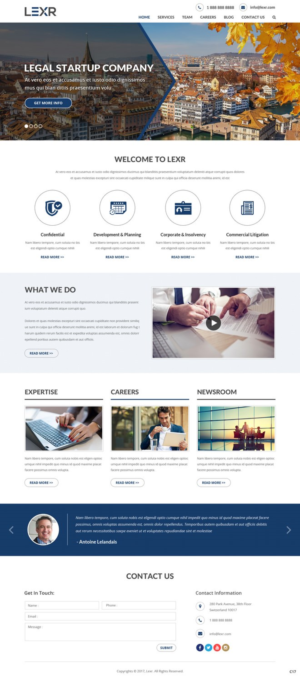 Web Design par pb pour LEXR AG | Design : #13653530