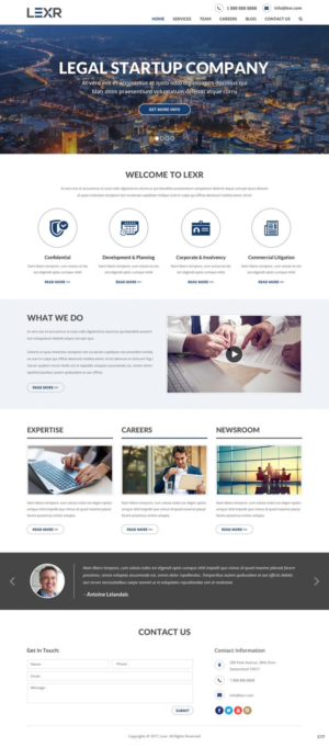 Web Design par pb pour LEXR AG | Design : #13653538